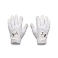 Under Armour Clean Up Youth Baseball Batting Gloves Back_Flat