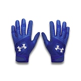 Under Armour Clean Up Youth Baseball Batting Gloves Grip and Protection Back_Flat