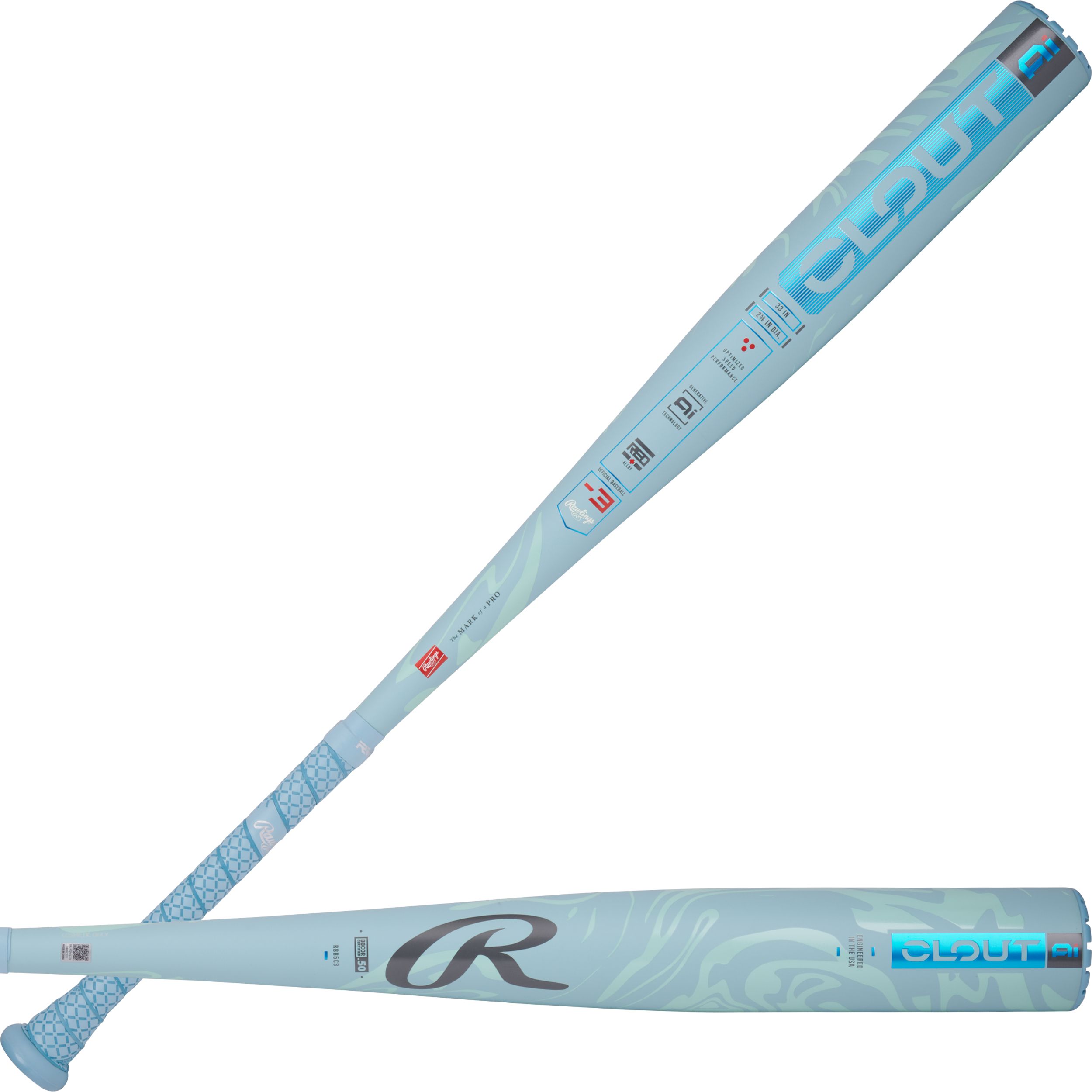 Rawlings Clout Ai BBCOR (-3) Baseball Bat