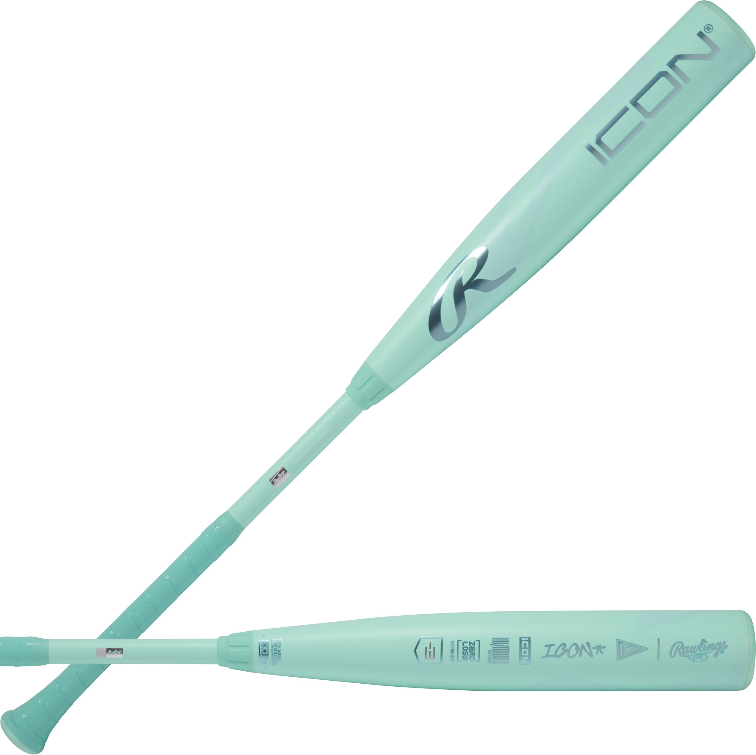 Rawlings 2026 Icon 2-Piece Composite BBCOR Baseball Bat (-3)