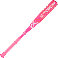 Rawlings Storm Tee Ball (-12) Baseball Bat Front_Flat