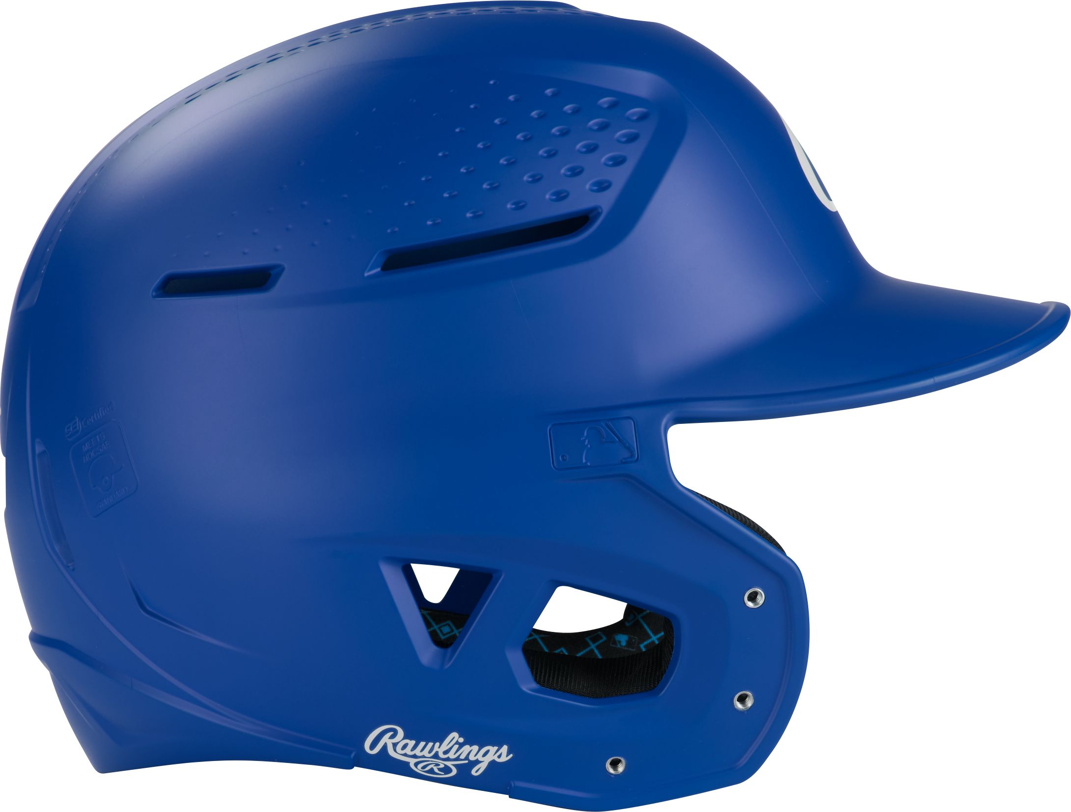 Rawlings Rx2 Matte Junior Baseball Batting Helmet with Moisture-Wicking