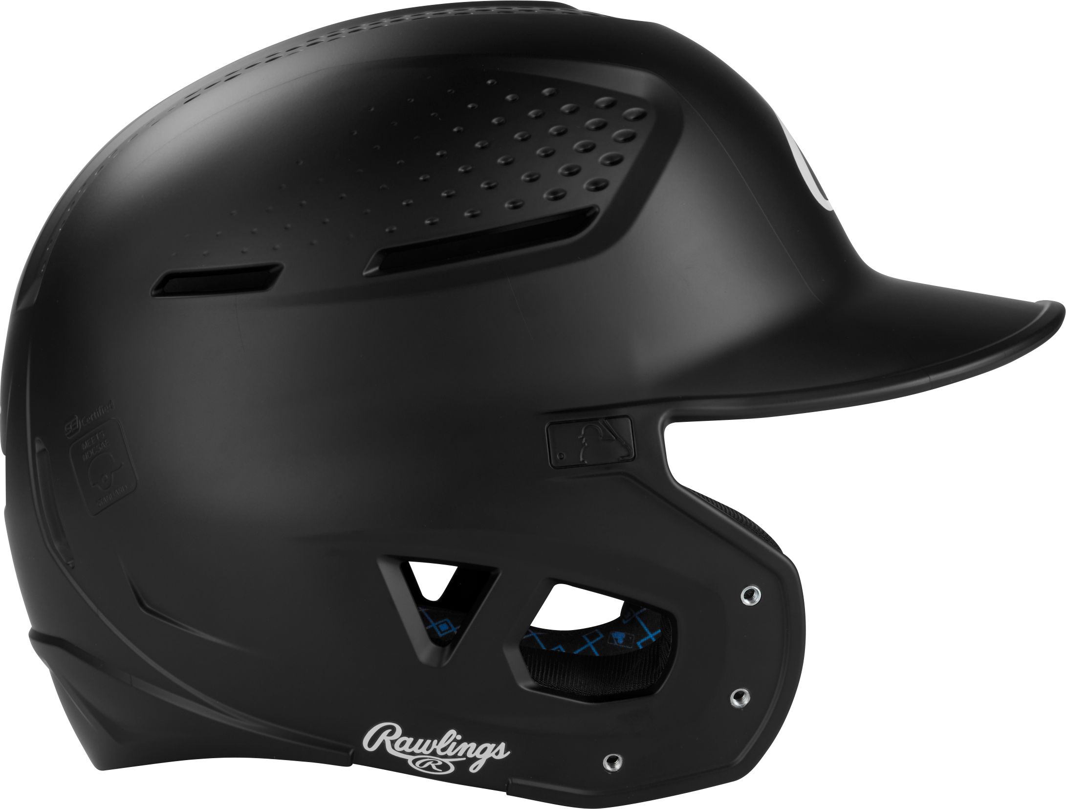 Rawlings Rx2 Matte Baseball Batting Helmet with Moisture-Wicking