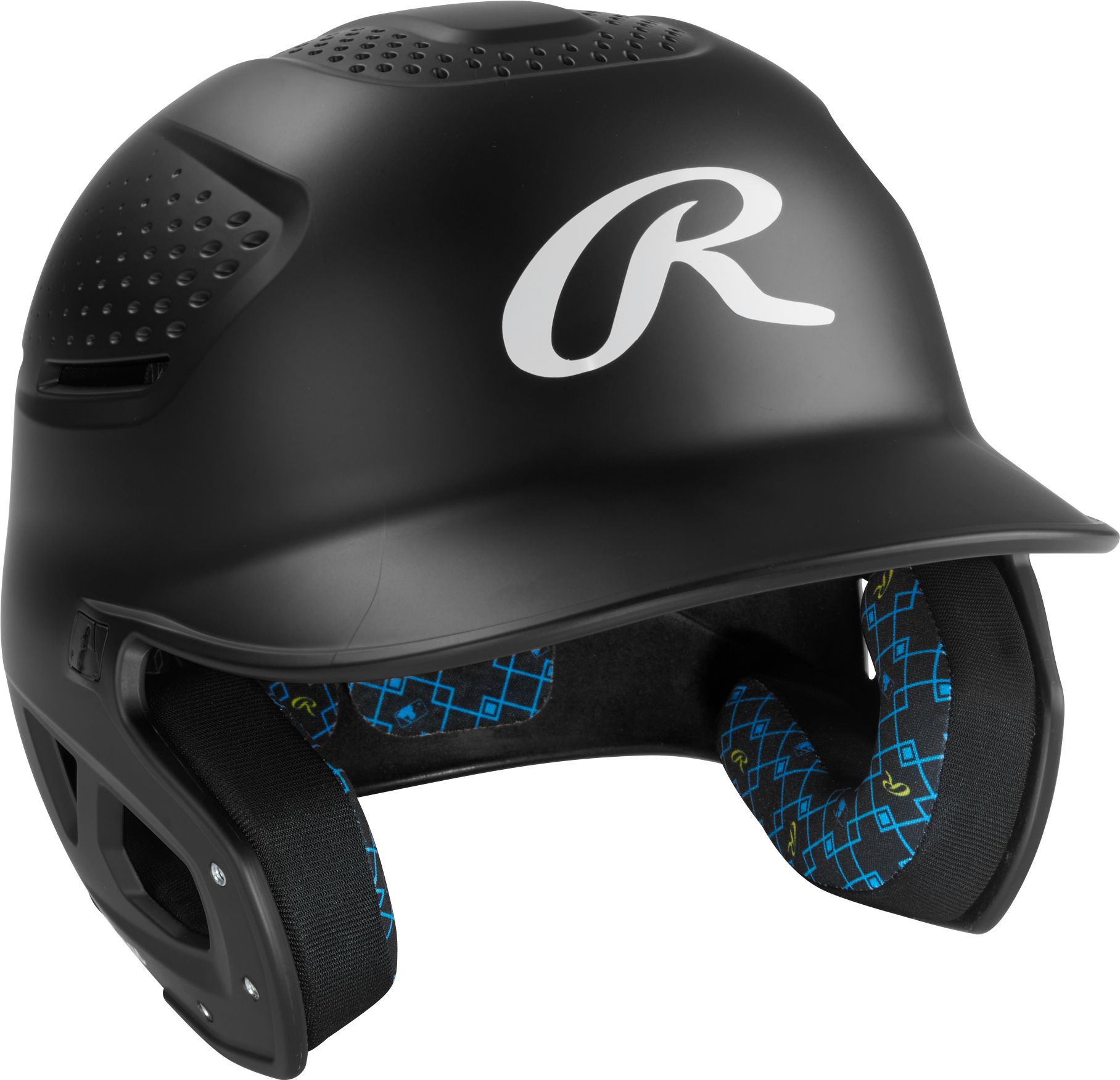 Rawlings Rx2 Matte Baseball Batting Helmet with Moisture-Wicking