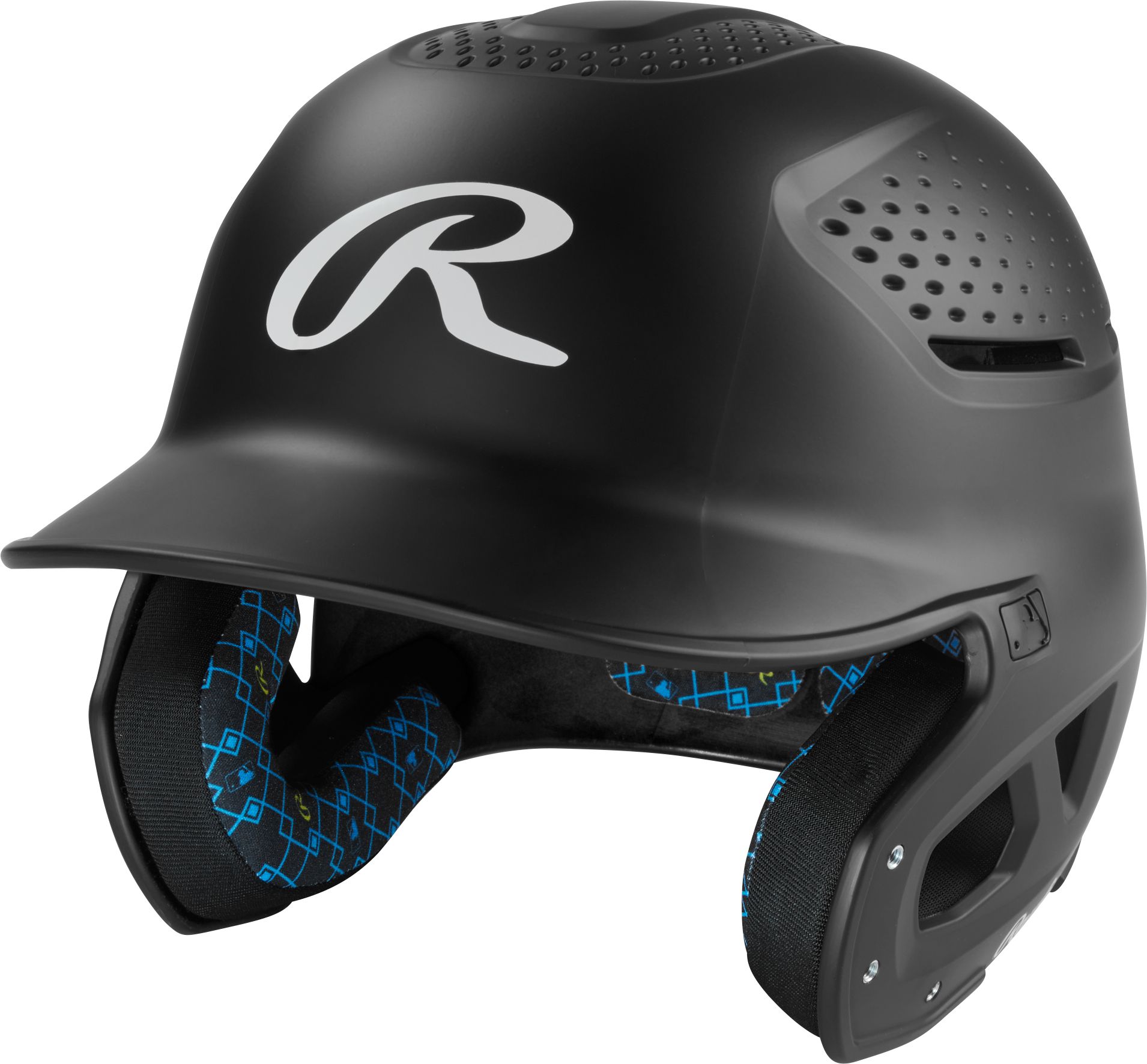 Rawlings Rx2 Matte Baseball Batting Helmet with Moisture-Wicking