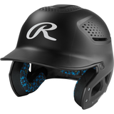 Rawlings Rx2 Matte Baseball Batting Helmet with Moisture-Wicking Front_Angled_Left