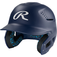 Rawlings RX2 Matte Baseball Batting Helmet Front_Angled_Left