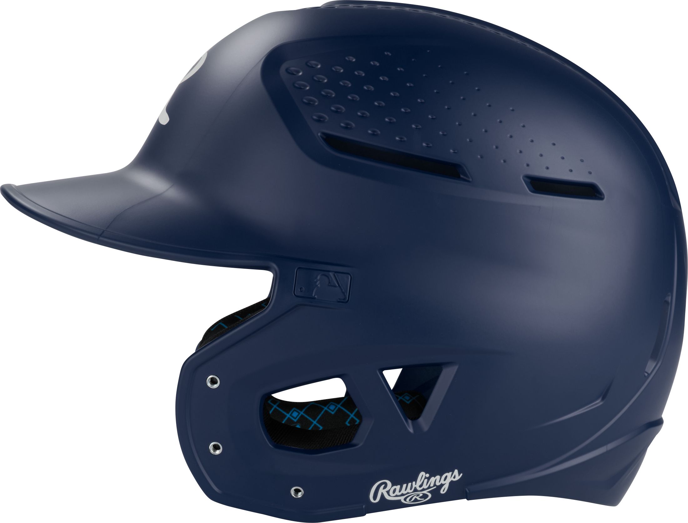 Rawlings Rx2 Matte Baseball Batting Helmet with Moisture-Wicking