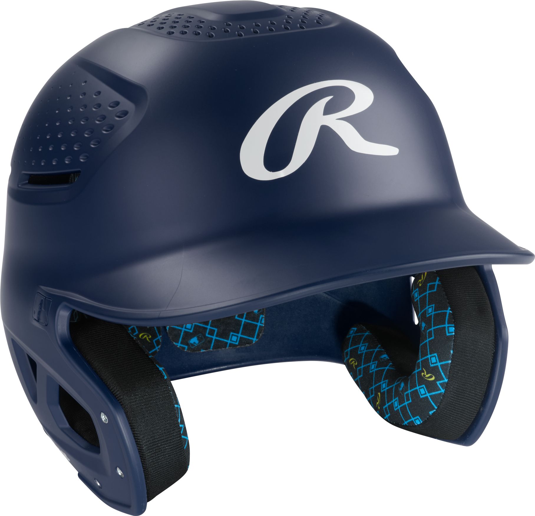 Rawlings Rx2 Matte Baseball Batting Helmet with Moisture-Wicking