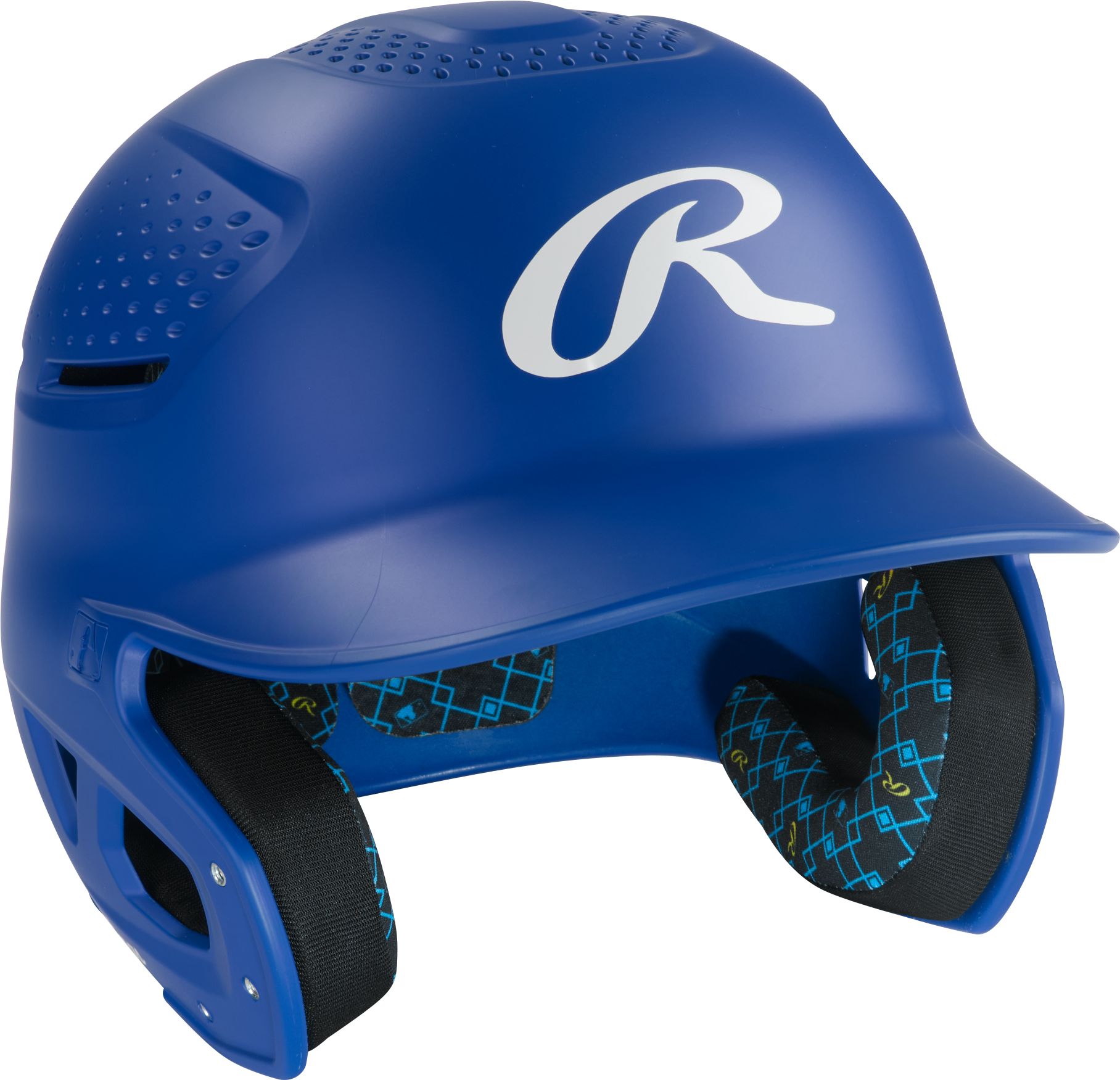 Rawlings Rx2 Matte Baseball Batting Helmet with Moisture-Wicking