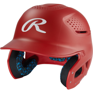 Rawlings Rx2 Matte Baseball Batting Helmet with Moisture-Wicking Liner