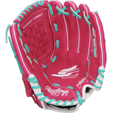 Rawlings Sure Catch 10.5 Inch Fastpitch Youth Right Hand Baseball Fielder Glove Front_Flat