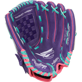 Rawlings Sure Catch 11.5 Inch Fastpitch Youth Right Hand Baseball Fielder Glove Front_Flat