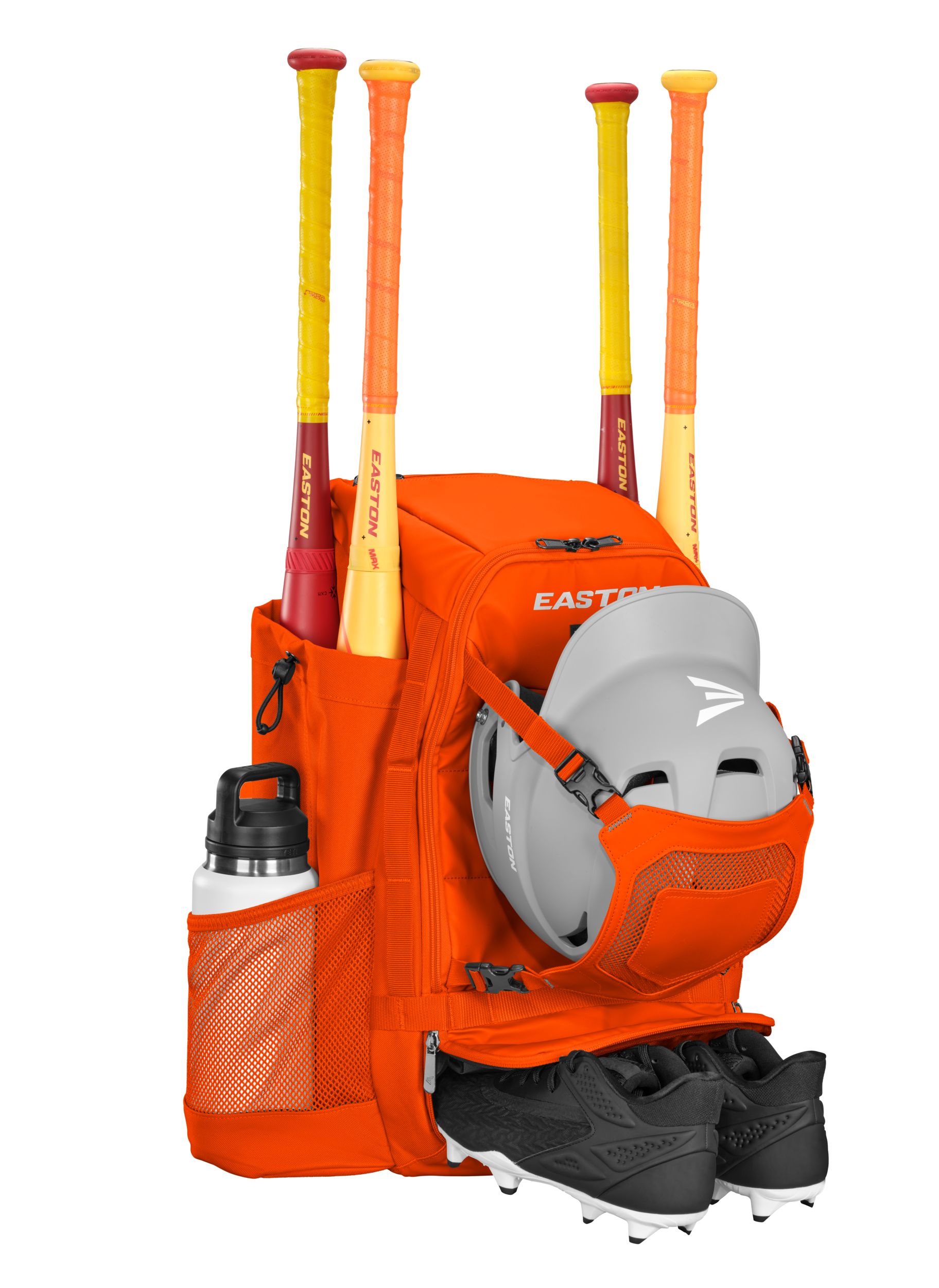 Easton Walk-off Ethos Baseball Backpack with Bat Sleeves Front_Angled_Right