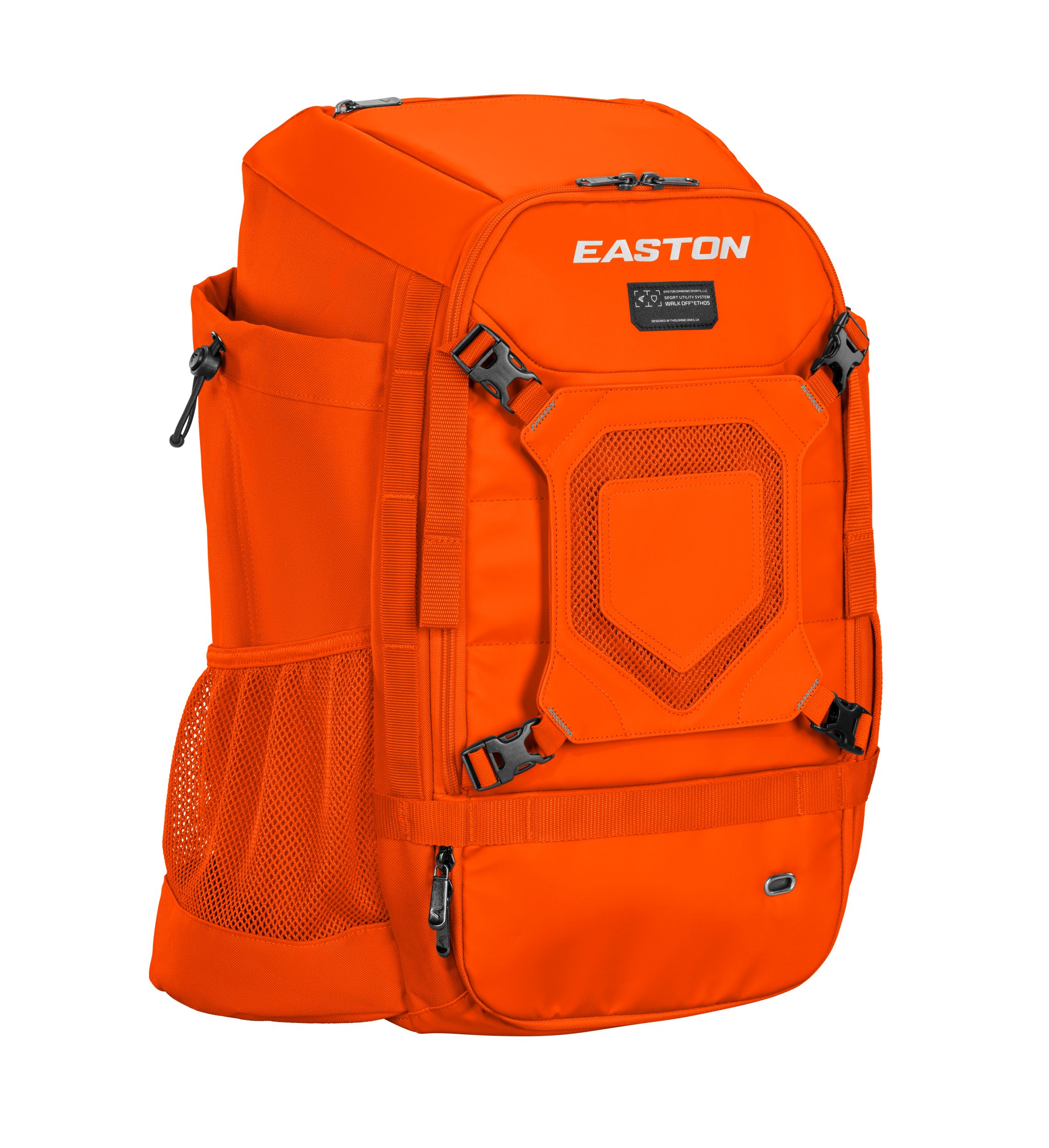Easton Walk-off Ethos Baseball Backpack with Bat Sleeves Front_Angled_Right