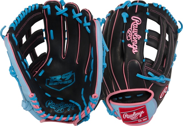 Rawlings R9 Series 12.75 Inch Senior Right Hand Baseball Fielder Glove