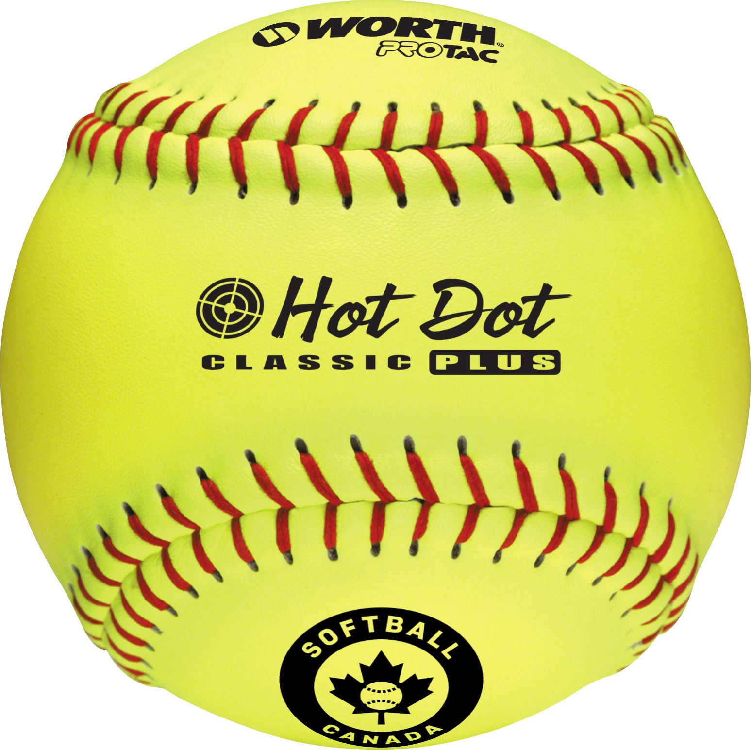 Worth SPC Hot Dot 52 COR 12 Inch Slowpitch Softball