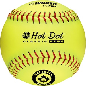 Worth SPC Hot Dot 52 COR 12 Inch Slowpitch Softball