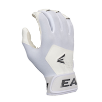 Rawlings Easton Alpha Senior Baseball Batting Gloves with Synthetic Leather Back_Angled_Left