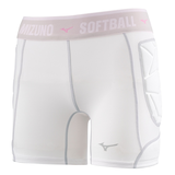 Mizuno Kids' Rb Shield Padded Baseball Sliding Shorts Front_Angled_Left