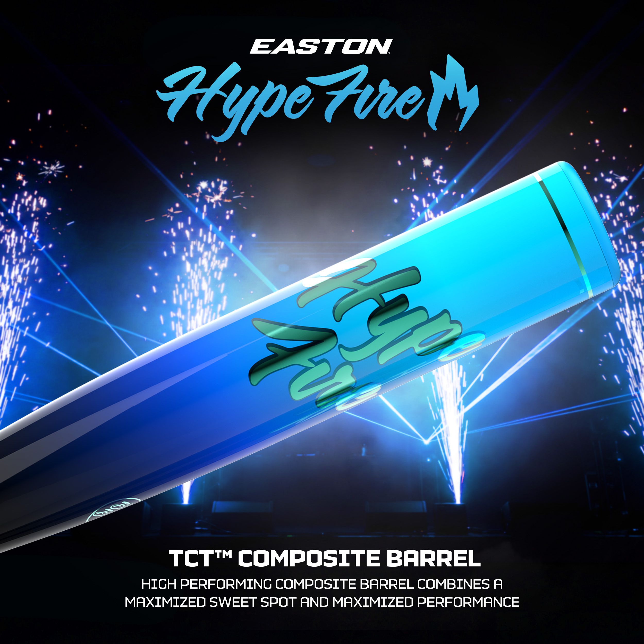 Easton 2027 Hype Fire BBCOR (-3) Baseball Bat