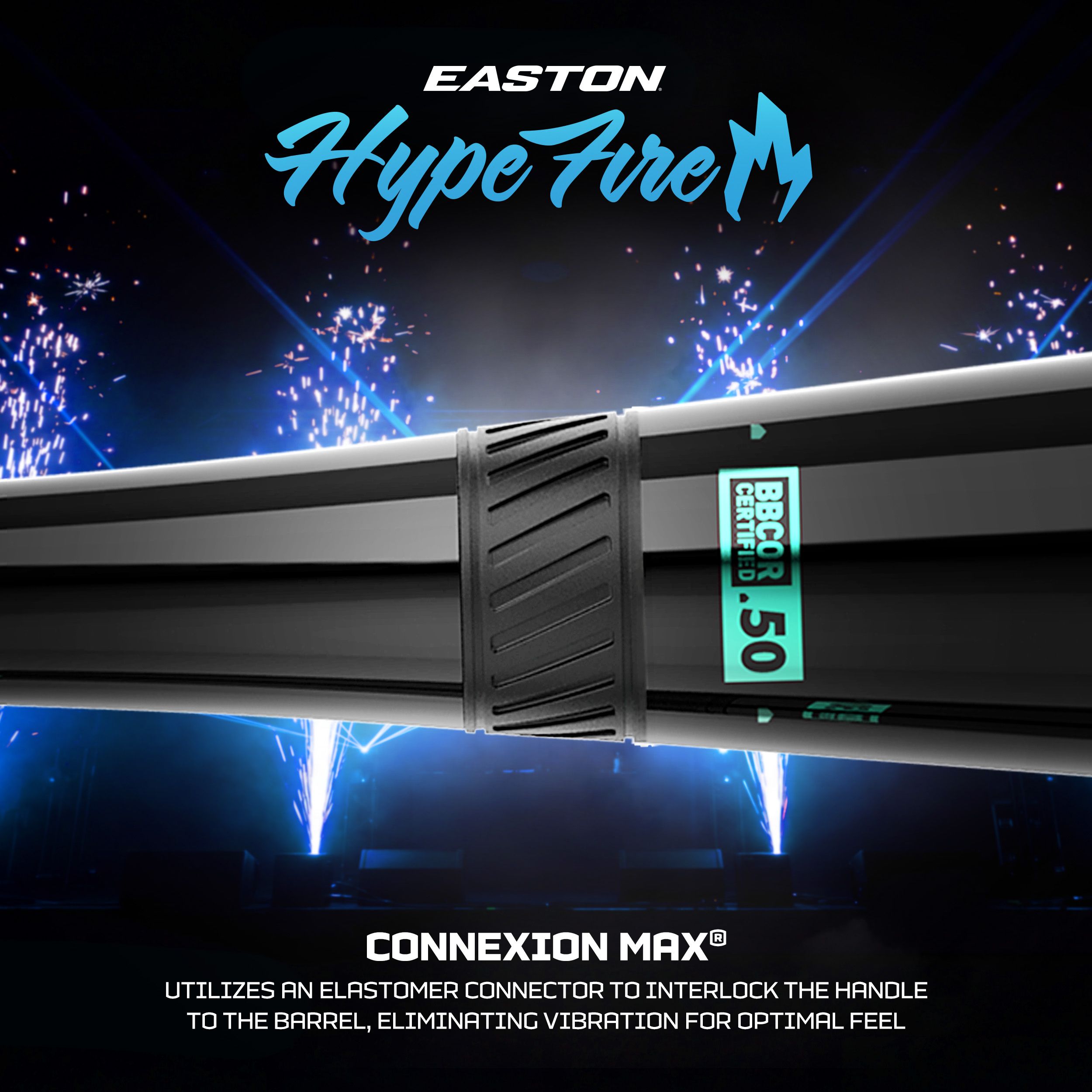 Easton 2027 Hype Fire BBCOR (-3) Baseball Bat