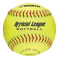 WORTH Soft Dot 12" Durahyde Softball Front_Flat