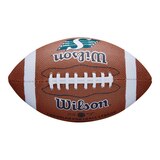 Wilson Saskatchewan Roughriders CFL Mini Football Overhead_Flat