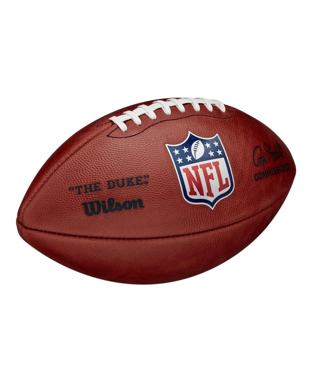 Wilson NFL® Official Game Football Senior Front_Three_Fourths_Angled_Right