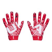 Under Armour Blur Football Gloves Front_Flat