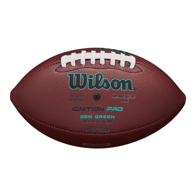 Wilson NFL® Ignition Pro Eco Junior Football Front_Elevated