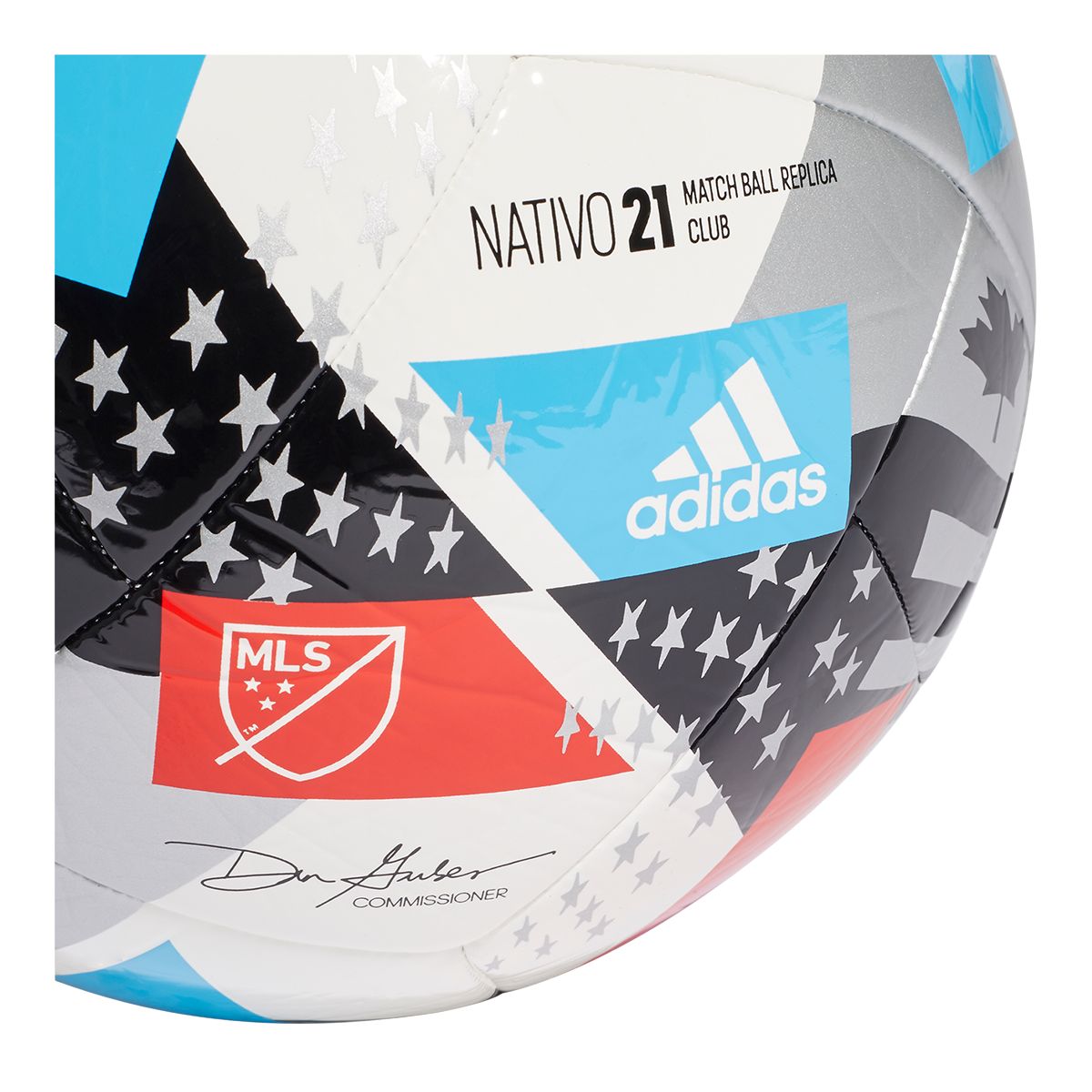 adidas SP21 MLS Club Soccer Ball - Size 3 CloseUp