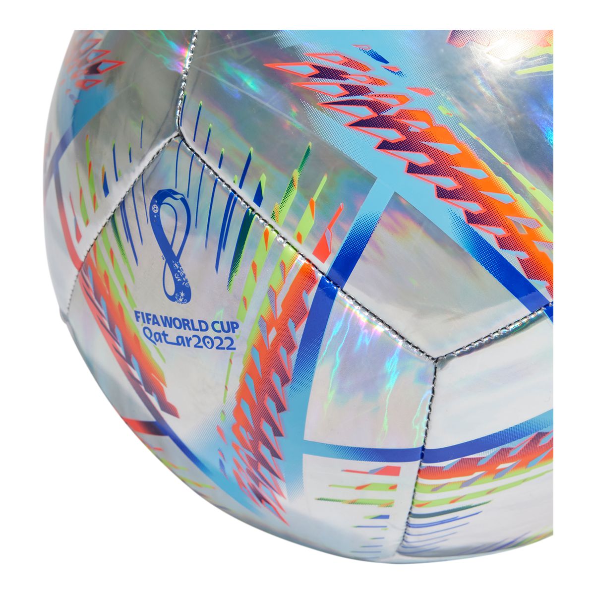 adidas World Cup 22 Al Rihla Training Soccer Ball - Size 3 CloseUp