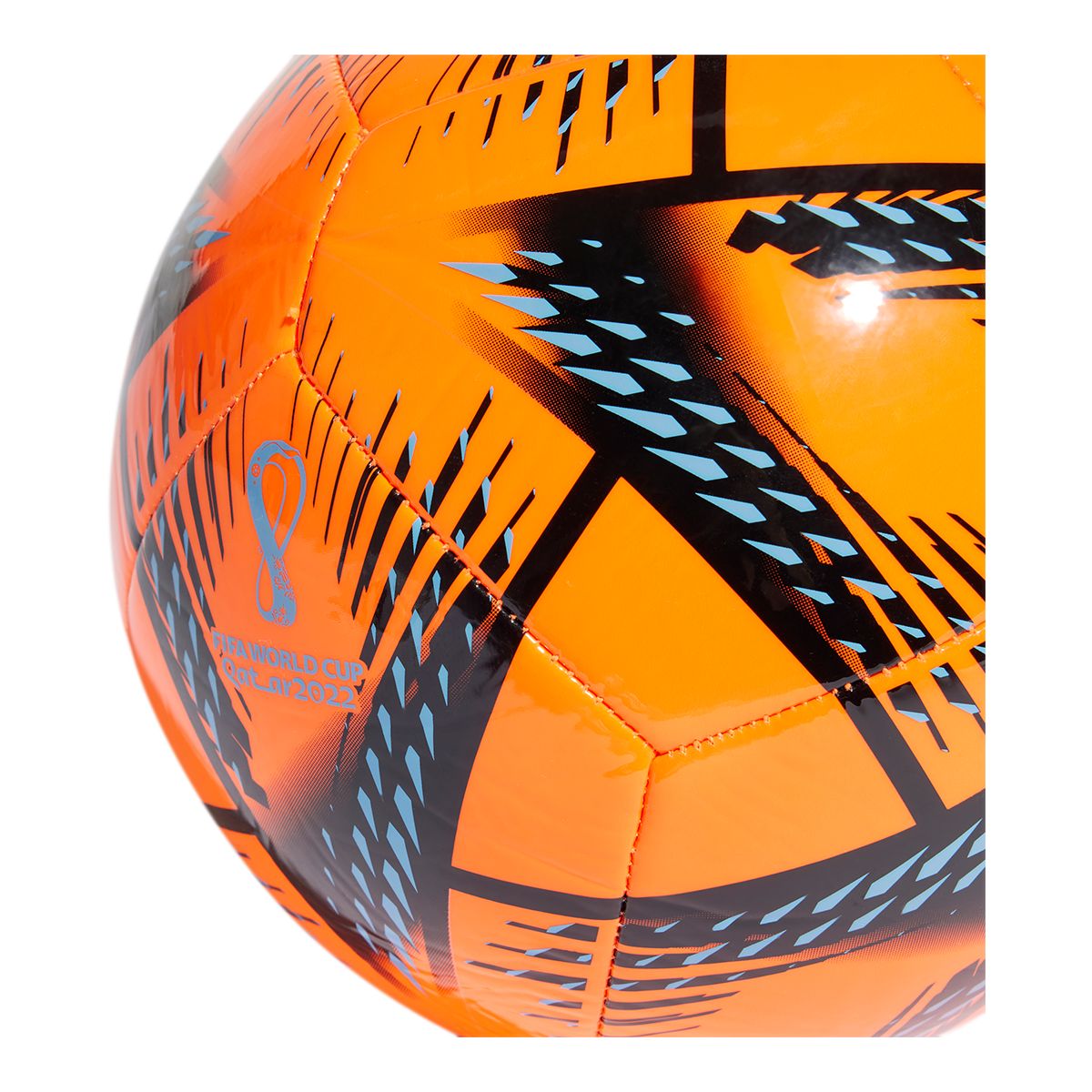 adidas World Cup 22 Al Rihla Club Soccer Ball - Size 5 CloseUp
