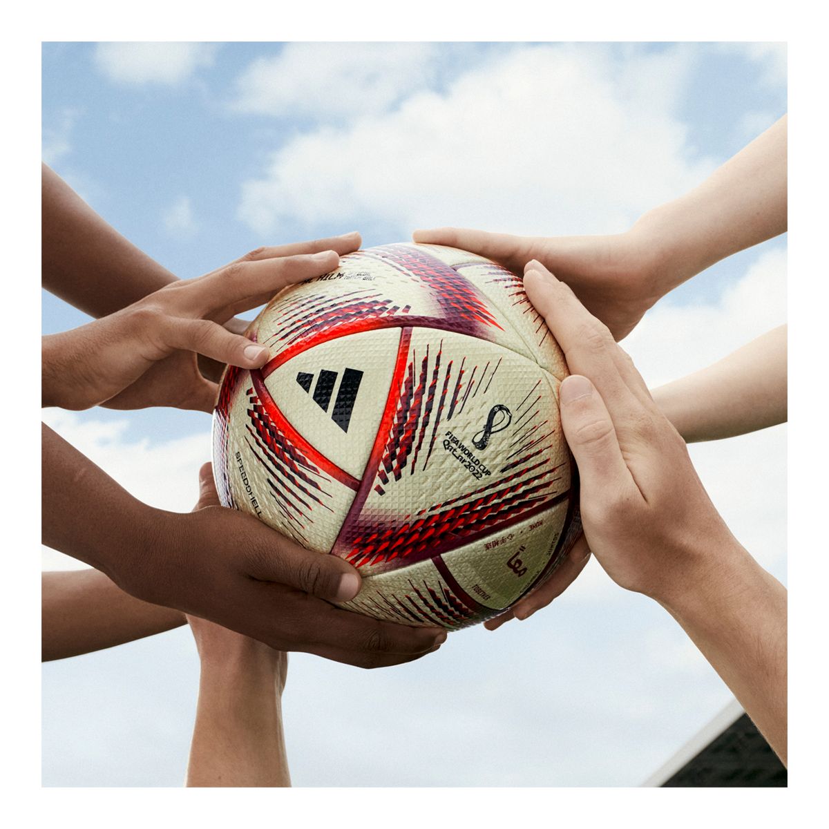 adidas World Cup 22 Finals Pro Senior Soccer Ball - Size 5 Front_Angled_Left