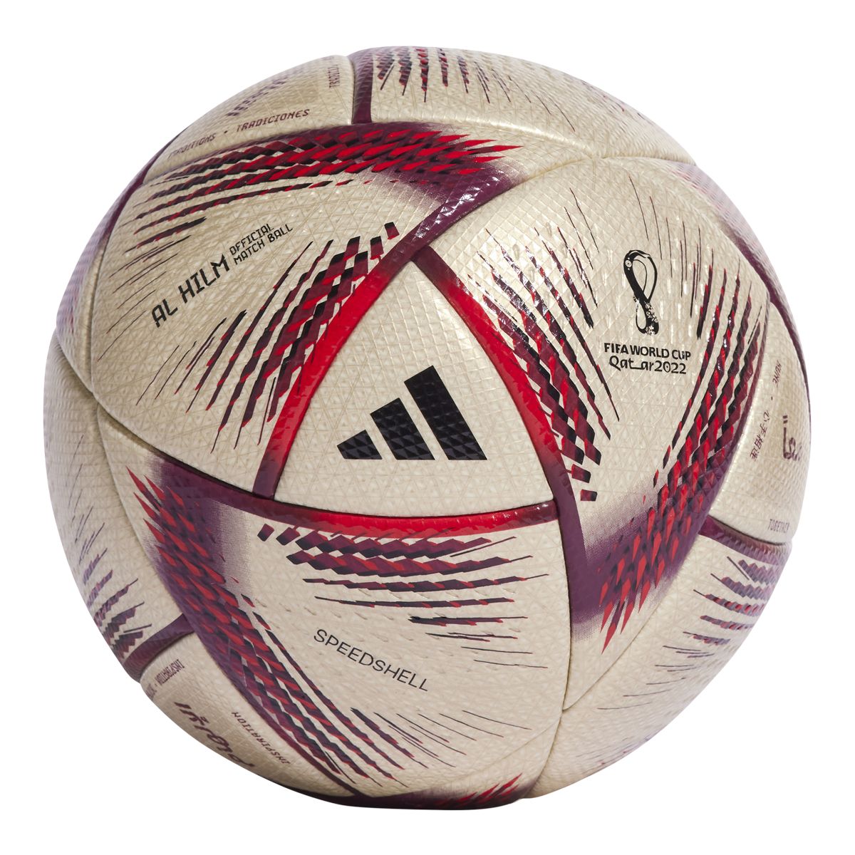adidas World Cup 22 Finals Pro Senior Soccer Ball - Size 5 Front_Flat
