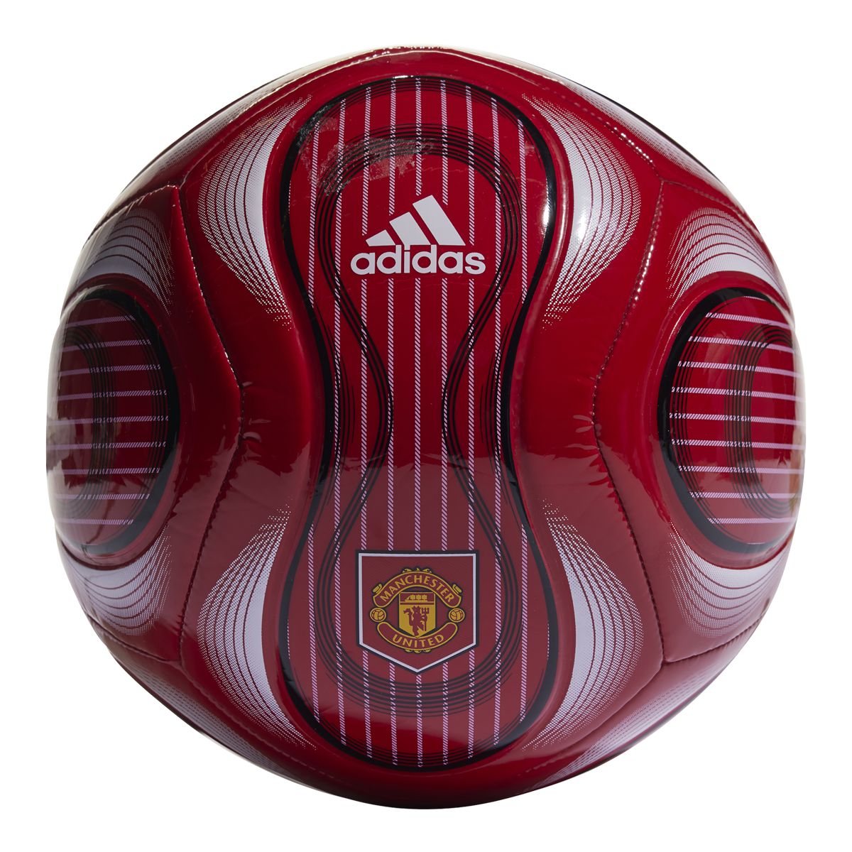 adidas Manchester United Home Club Junior Soccer Ball - Size 5