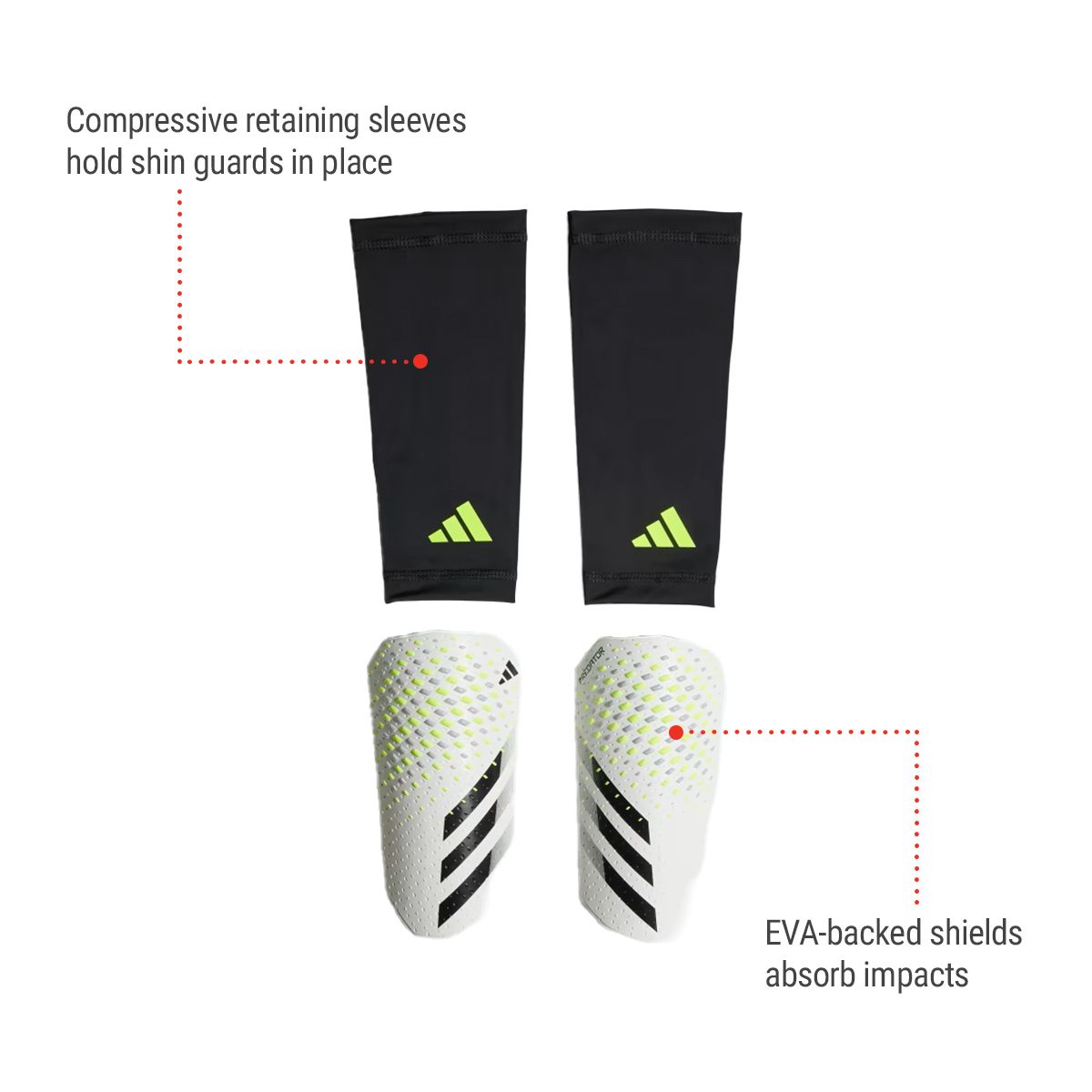 adidas Predator Competition Senior Shin Guard