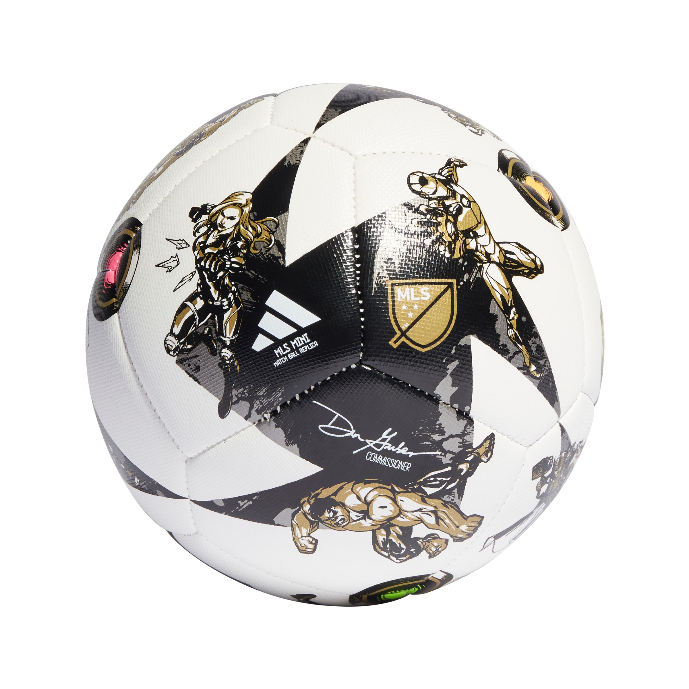 adidas MLS Marvel Mini Soccer Ball - Size 1