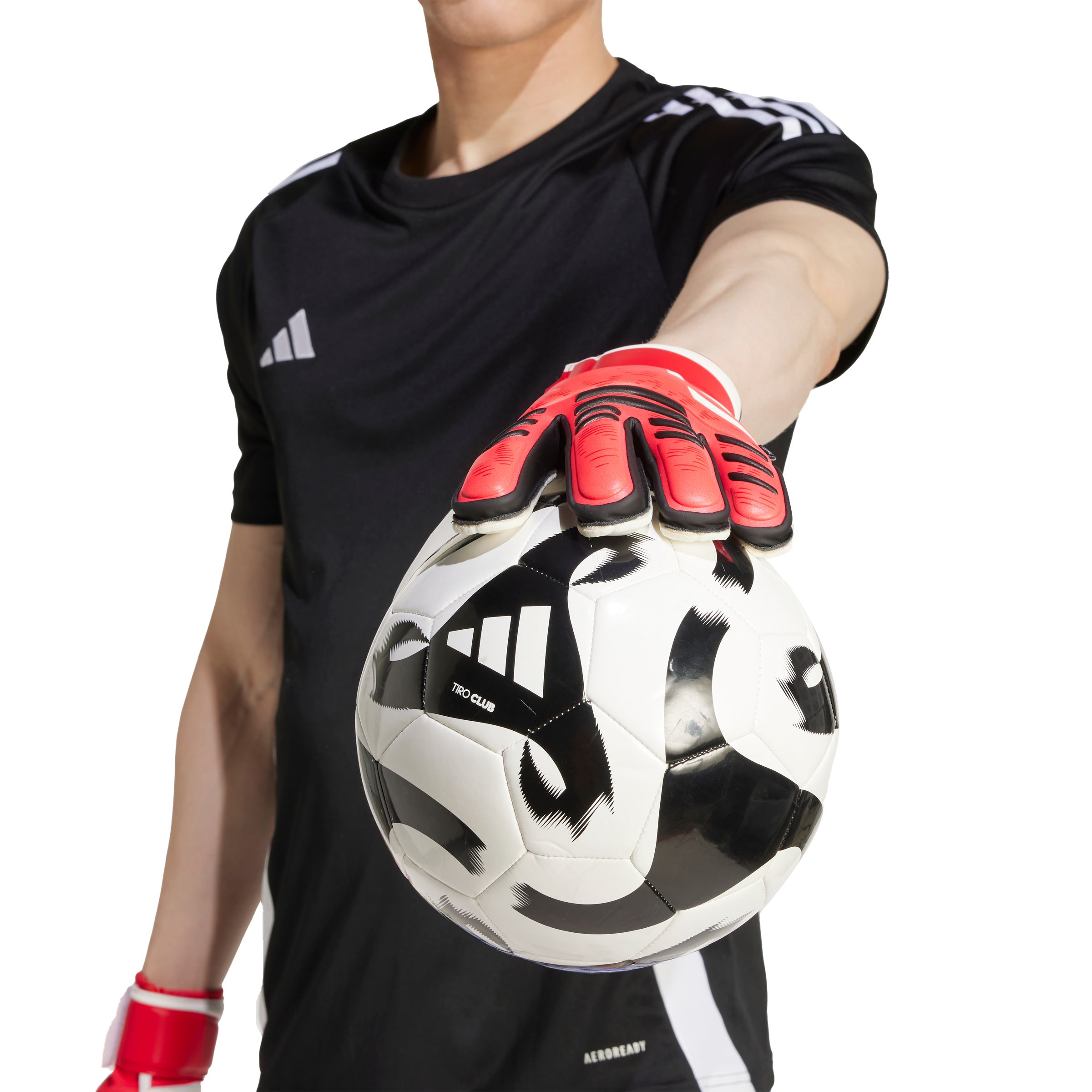adidas Predator Match Fingersave Senior Soccer Gloves