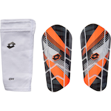 Lotto Vented Sleeve Senior Soccer Shin Guard Front_Flat