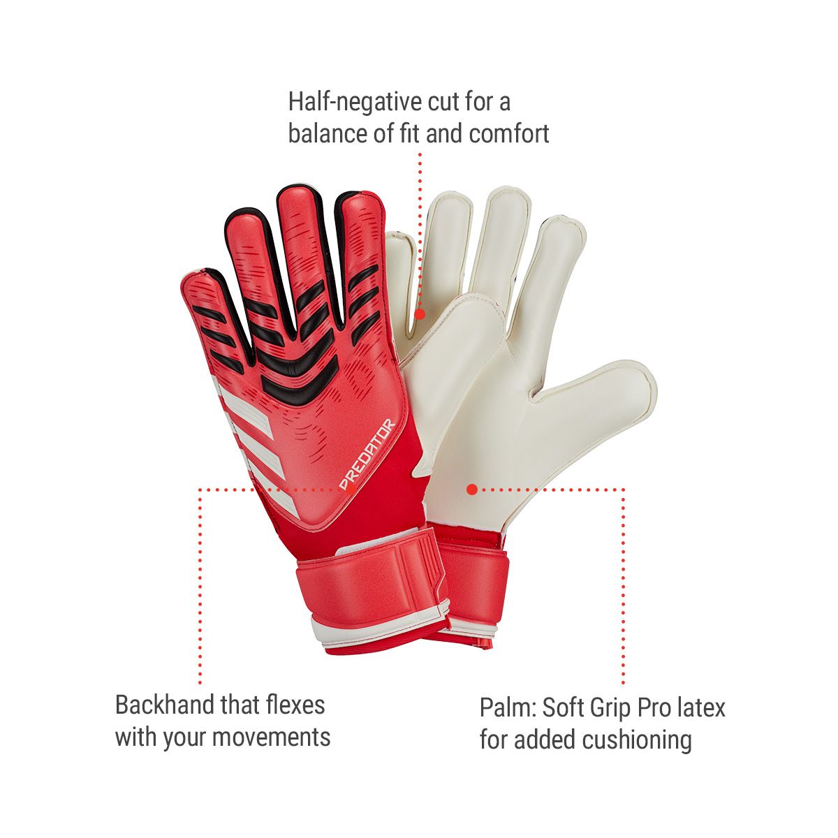 adidas Predator Match Senior Soccer Gloves