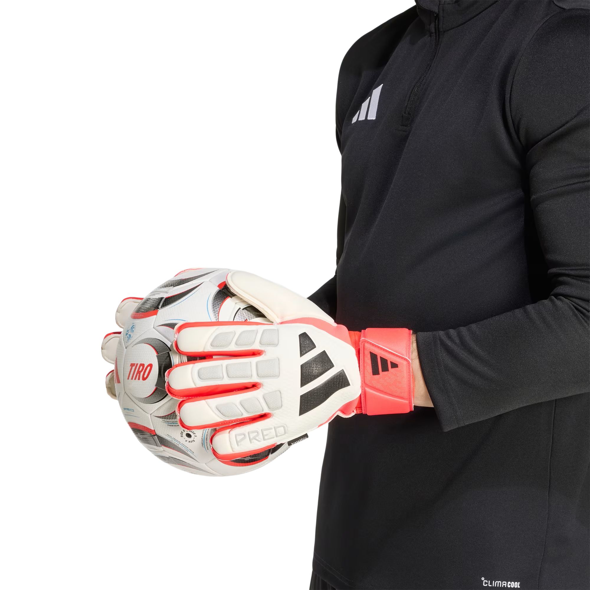 adidas Predator Match Fingersave Senior Soccer Gloves