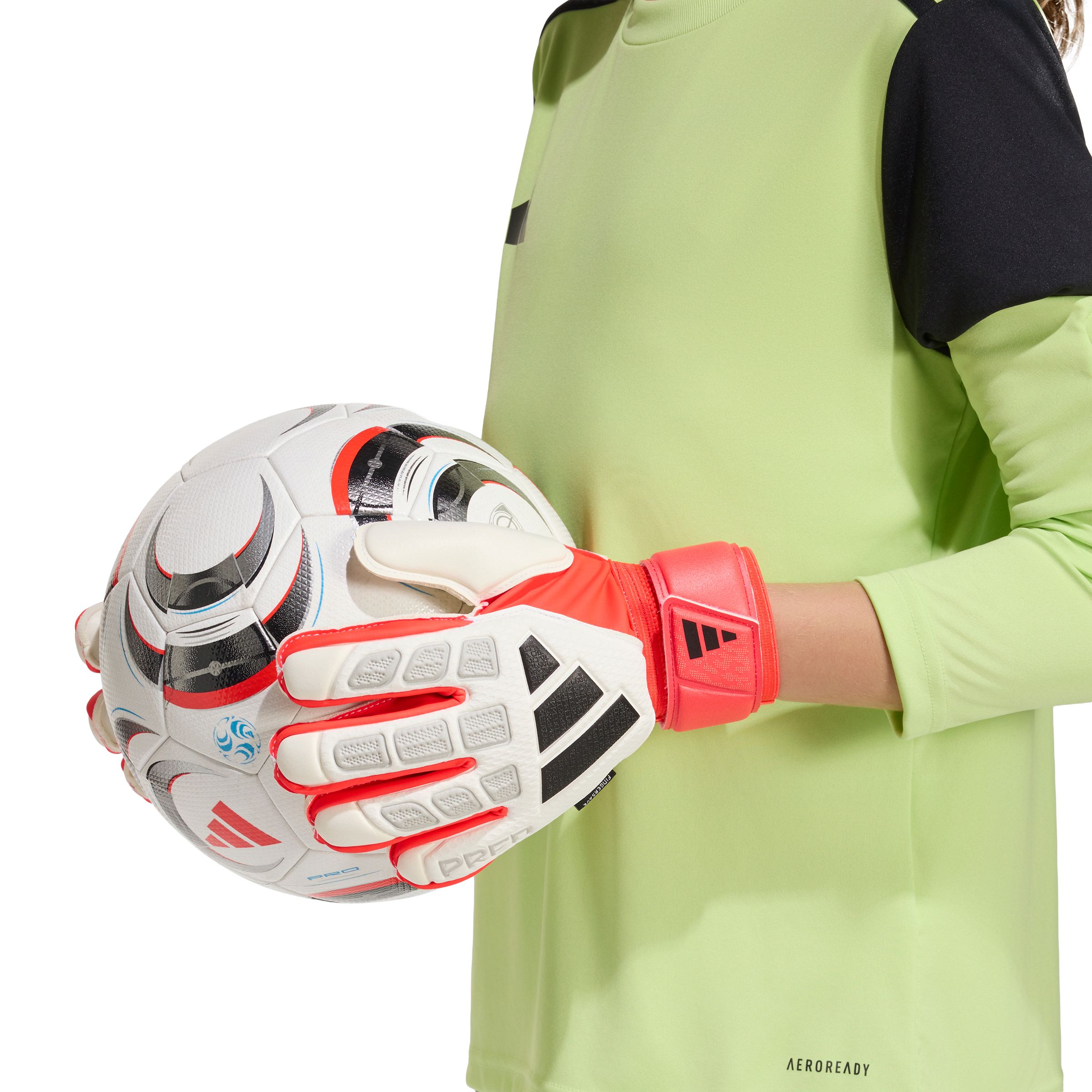 adidas Predator Match Fingersave Junior Soccer Gloves
