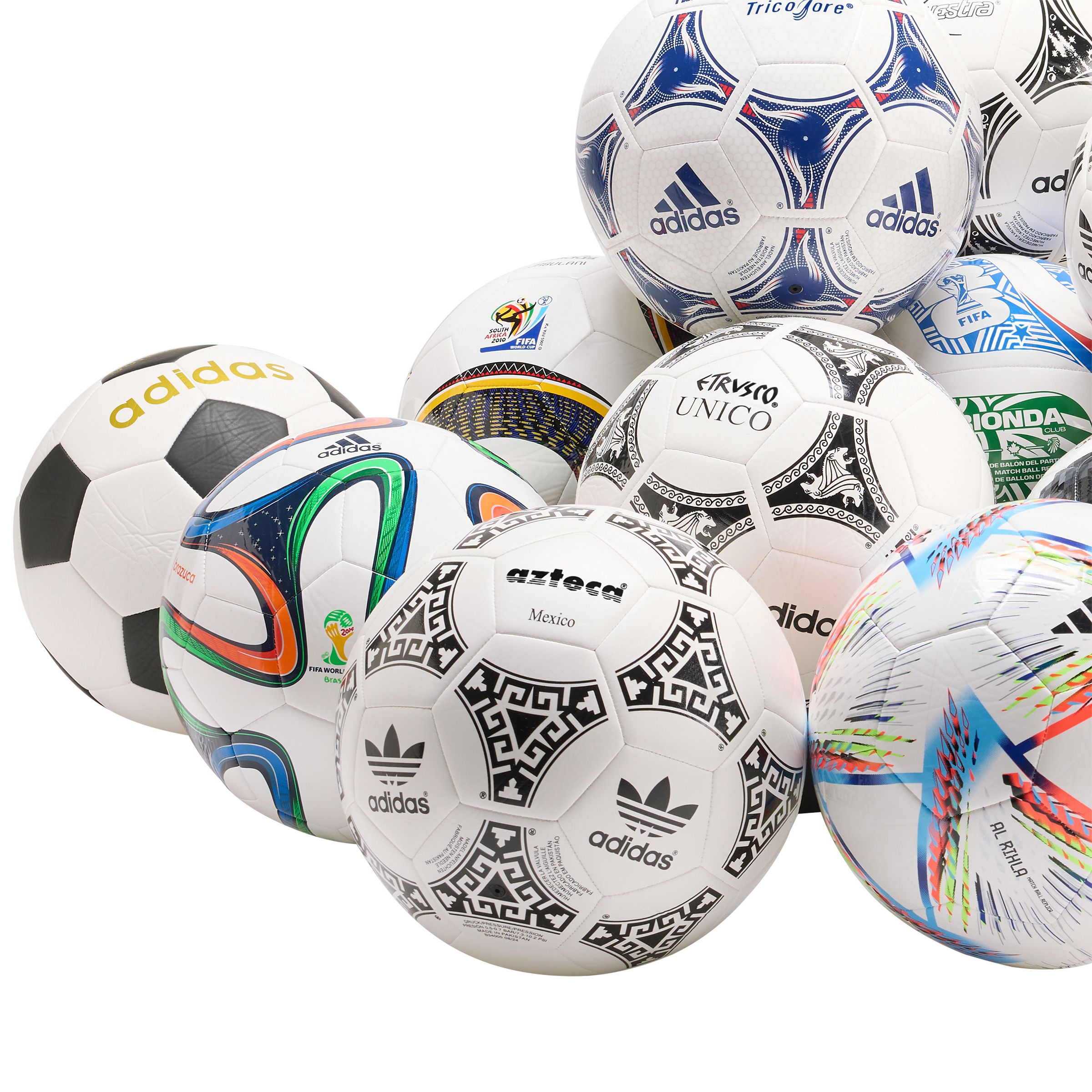adidas FIFA World Cup 2026 Historical Club Soccer Balls Set