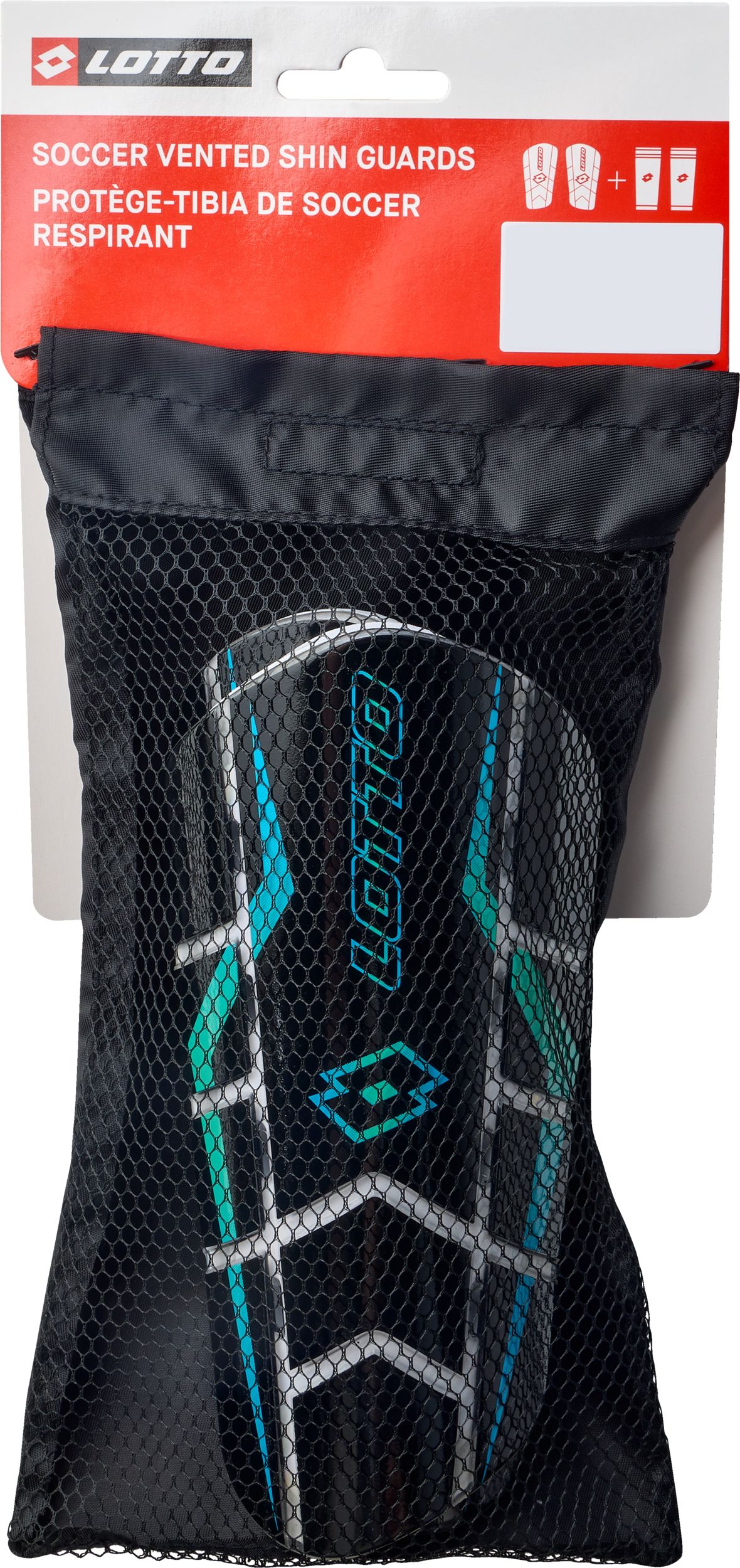 Lotto Vented Sleeve Senior Soccer Shin Guards