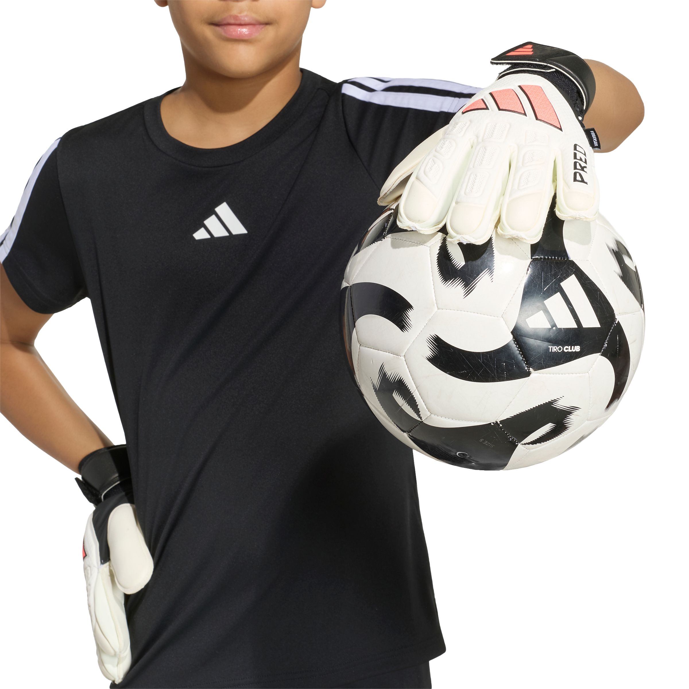 adidas Predator Match Fingersave Junior Soccer Gloves