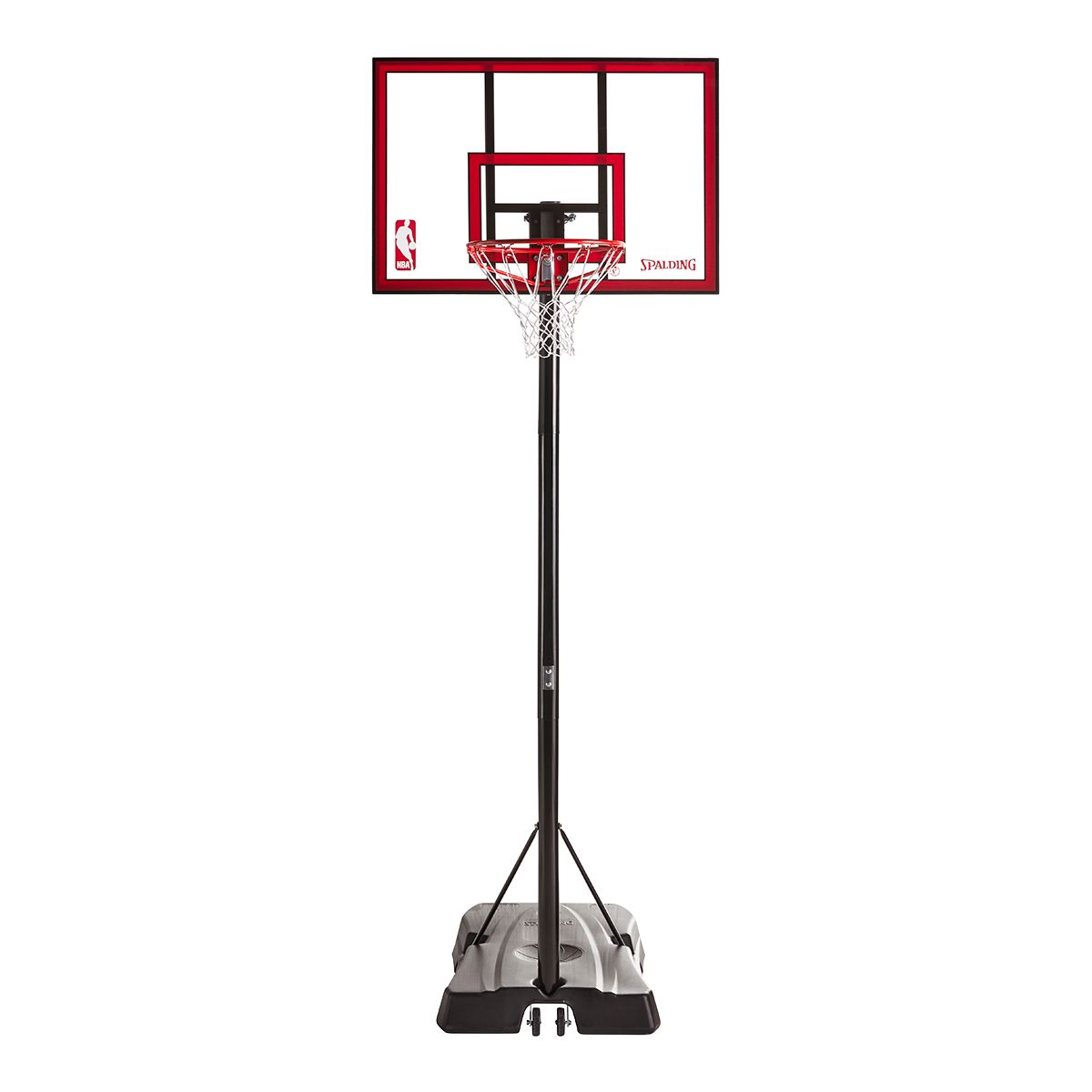 Spalding 44" Polycarbonate Hercules Jr. Portable Basketball System Front_Flat