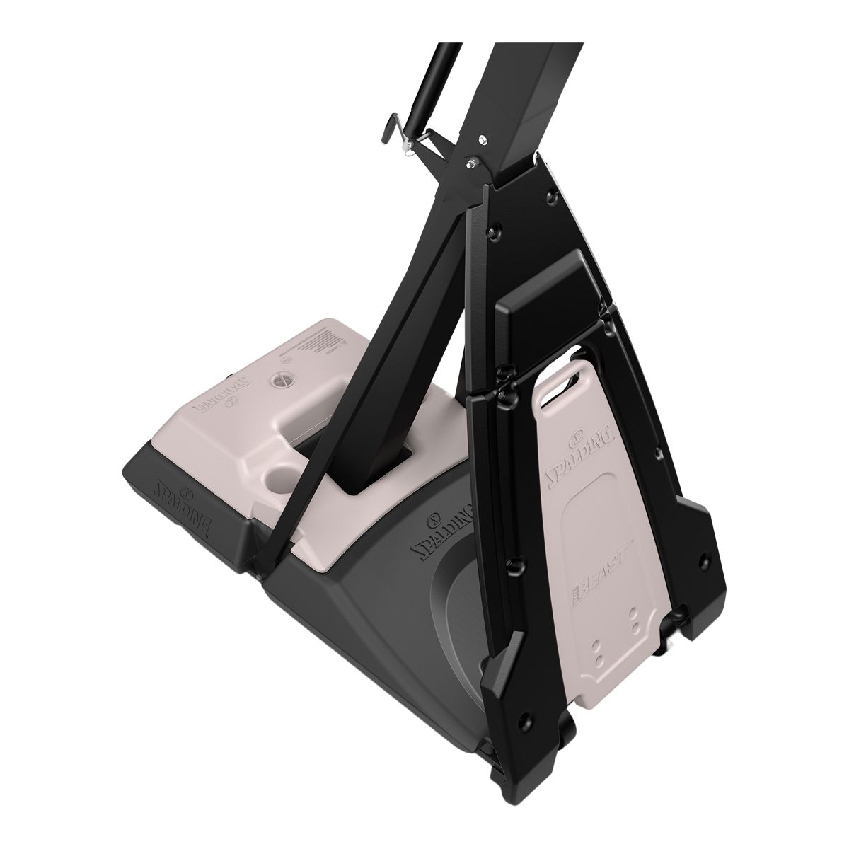 Spalding 60 Inch Glass "The Beast" Portable Basketball System CloseUp