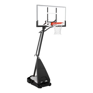 Spalding 60 Inch Acrylic Hybrid Portable Basketball System